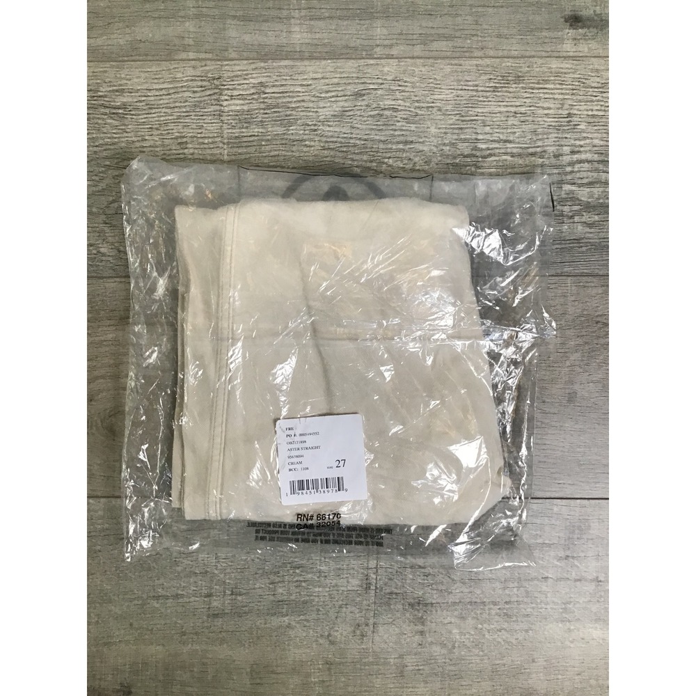 Free People We The Free Women's Cream Aster‎ Straight Jeans Size 27 NWT - Picture 13 of 13